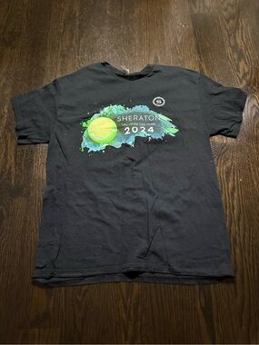 Sheraton US Open 2024 Black Graphic T-Shirt